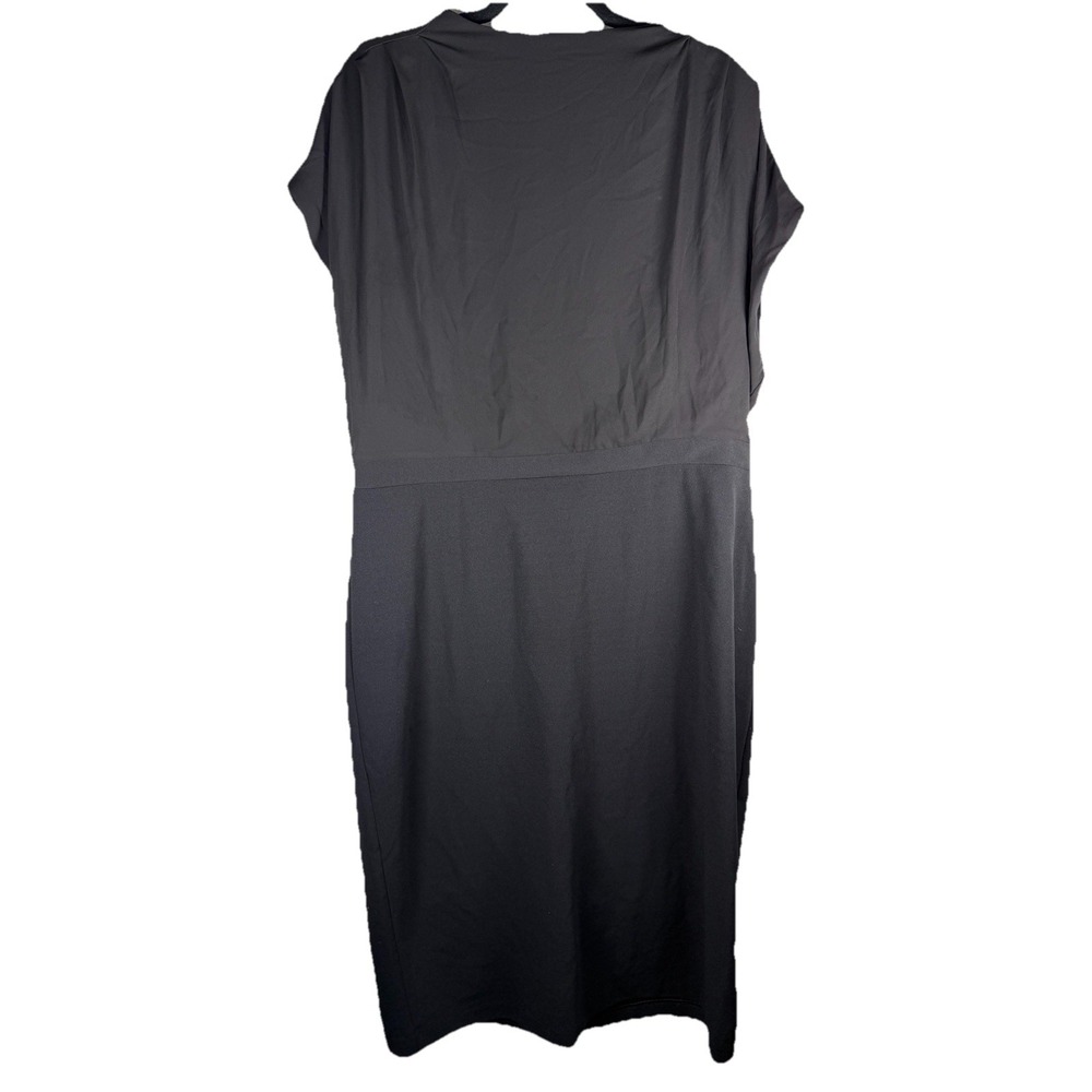 Express Womens XL Black High Neck Dress Gala Office Career Little Black Dress